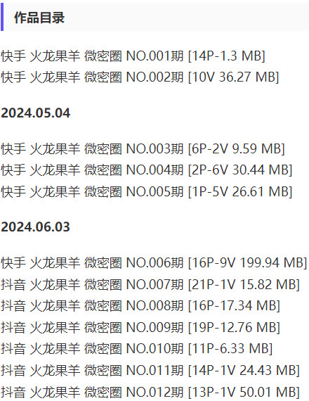 火龙果羊 – 微密圈写真&视频合集【持续更新中】